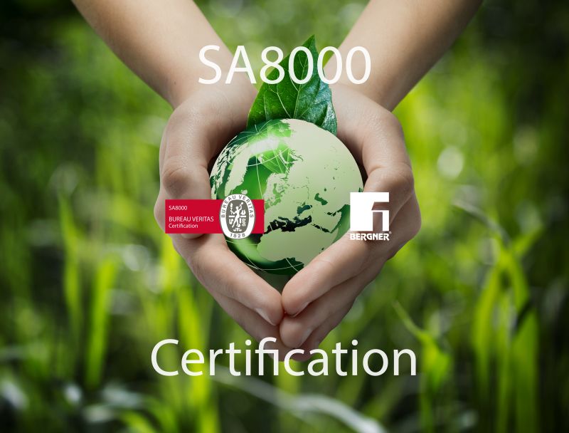 Bergner has obtained the SA8000 Certification:2014