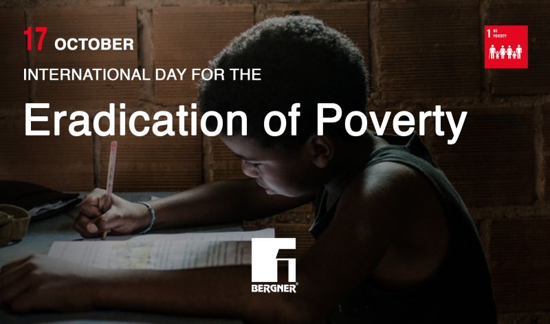 Bergner and the International Day for the Eradication of Poverty
