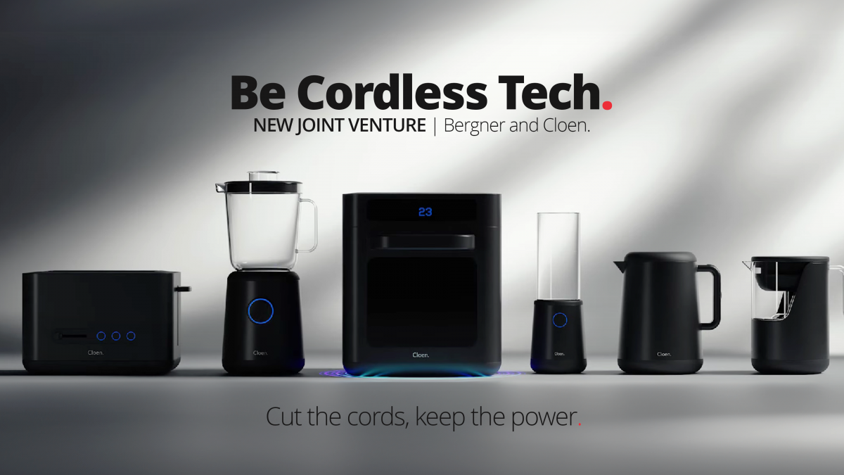 Grupo BERGNER y CLOEN anuncian la joint venture BE CORDLESS TECH S. L., impulsando la tecnología sin cables ni baterías